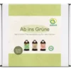 Pachet Sa gradinarim!, set de produse pentru gradinarit, cutie cu eticheta